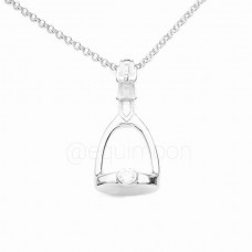 Подвеска Стремя 2 со Swarovski серебро, EQUIMOON Подвеска Стремя 2 со Swarovski серебро, EQUIMOON